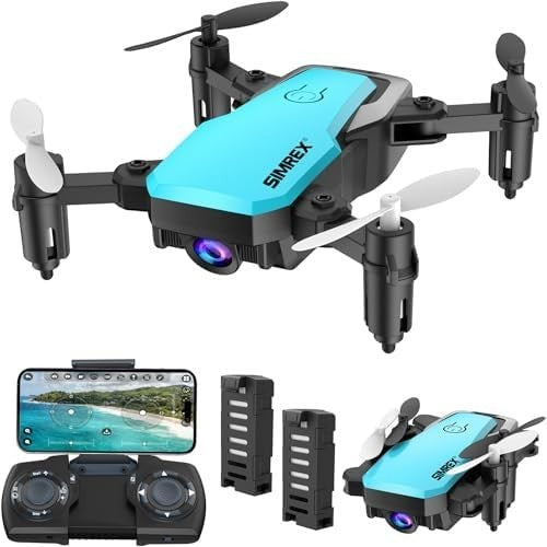 720P HD Mini Drone Foldable Quadcopter WiFi Camera Altitude Hold Blue