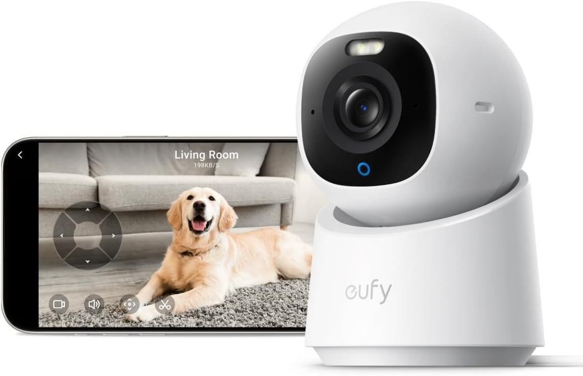 4K Indoor Security Camera Pet Baby Monitor 360° Auto Tracking WiFi