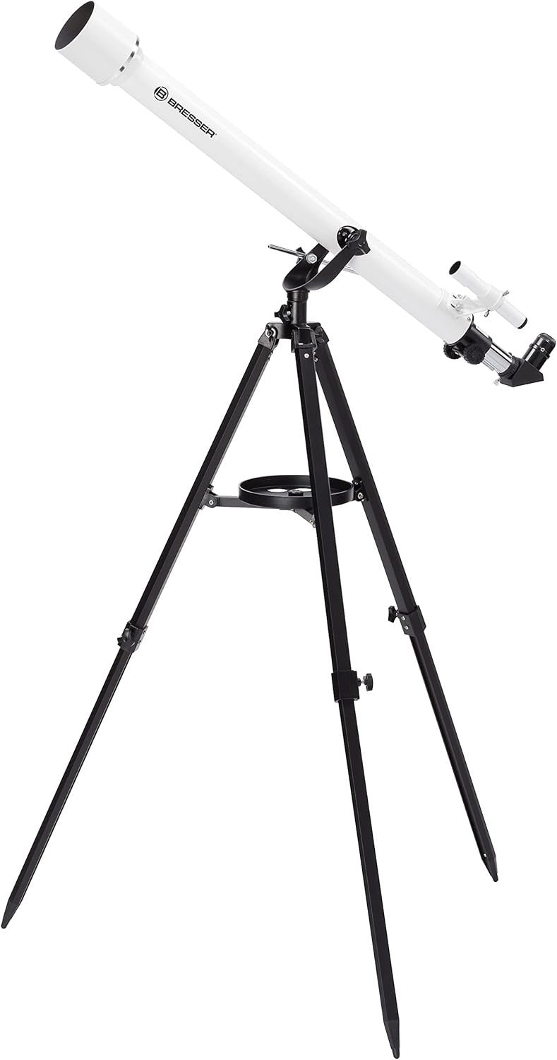 60mm Refractor Telescope 900mm AZ Mount Kids Book Set Smartphone Holder