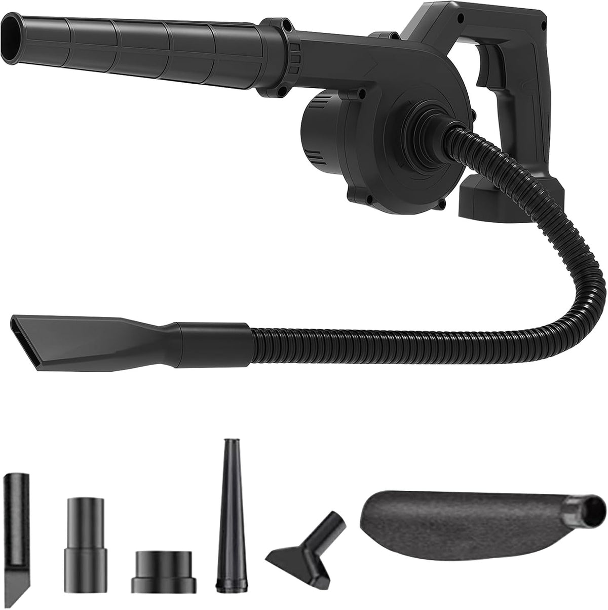 18V Cordless Leaf Blower Vacuum 7-in-1 High Power Yard Workshop Tool