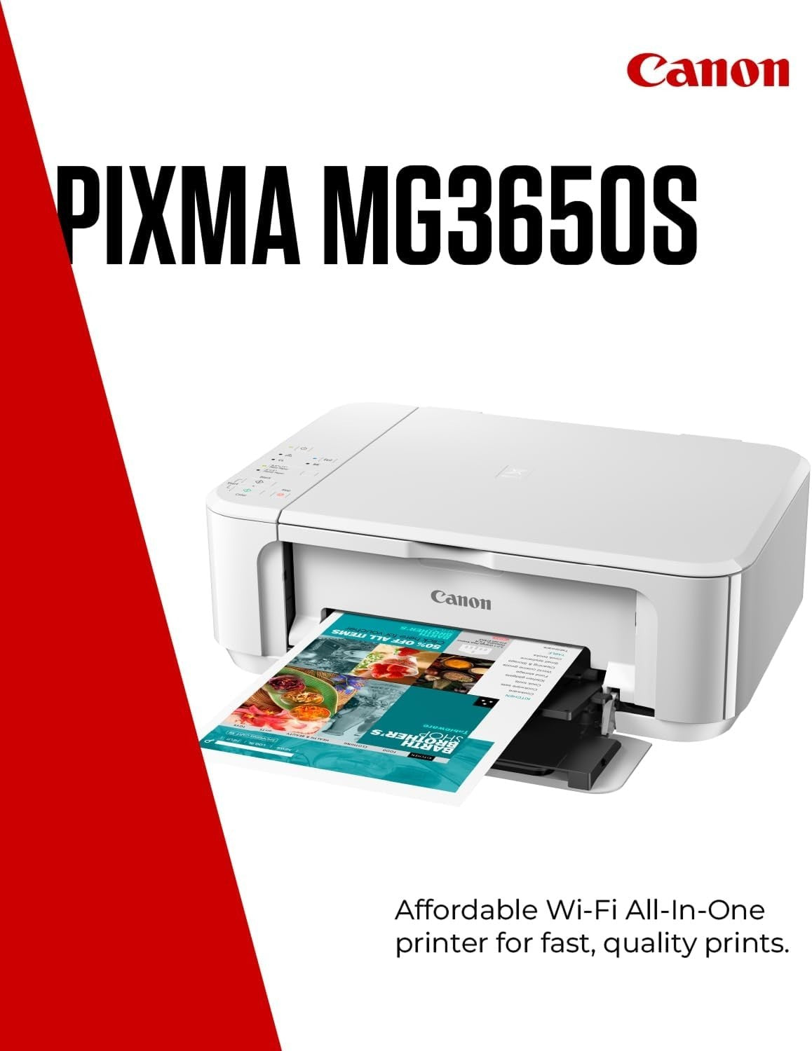 Wireless Colour Inkjet Printer A4 Auto-Duplex Home Use