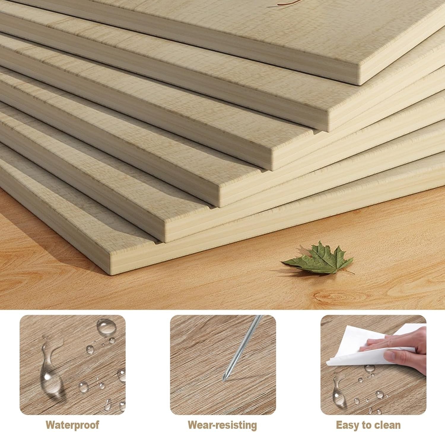 140cm Oak Effect Dining Table Metal Legs 6 Seater Modern Kitchen Room