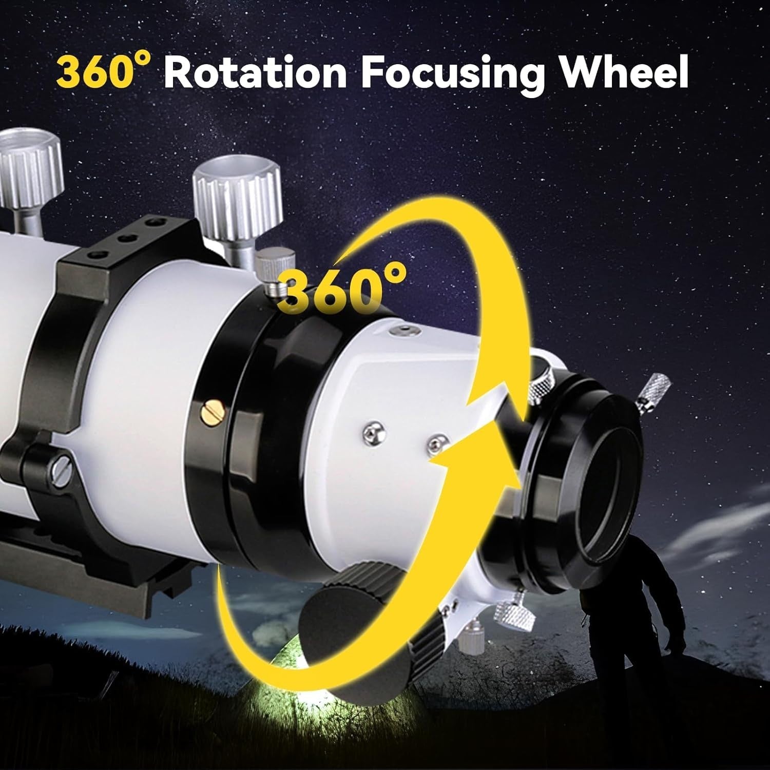 SV503 80ED F7 Refractor Telescope OTA Dual-Speed Focuser