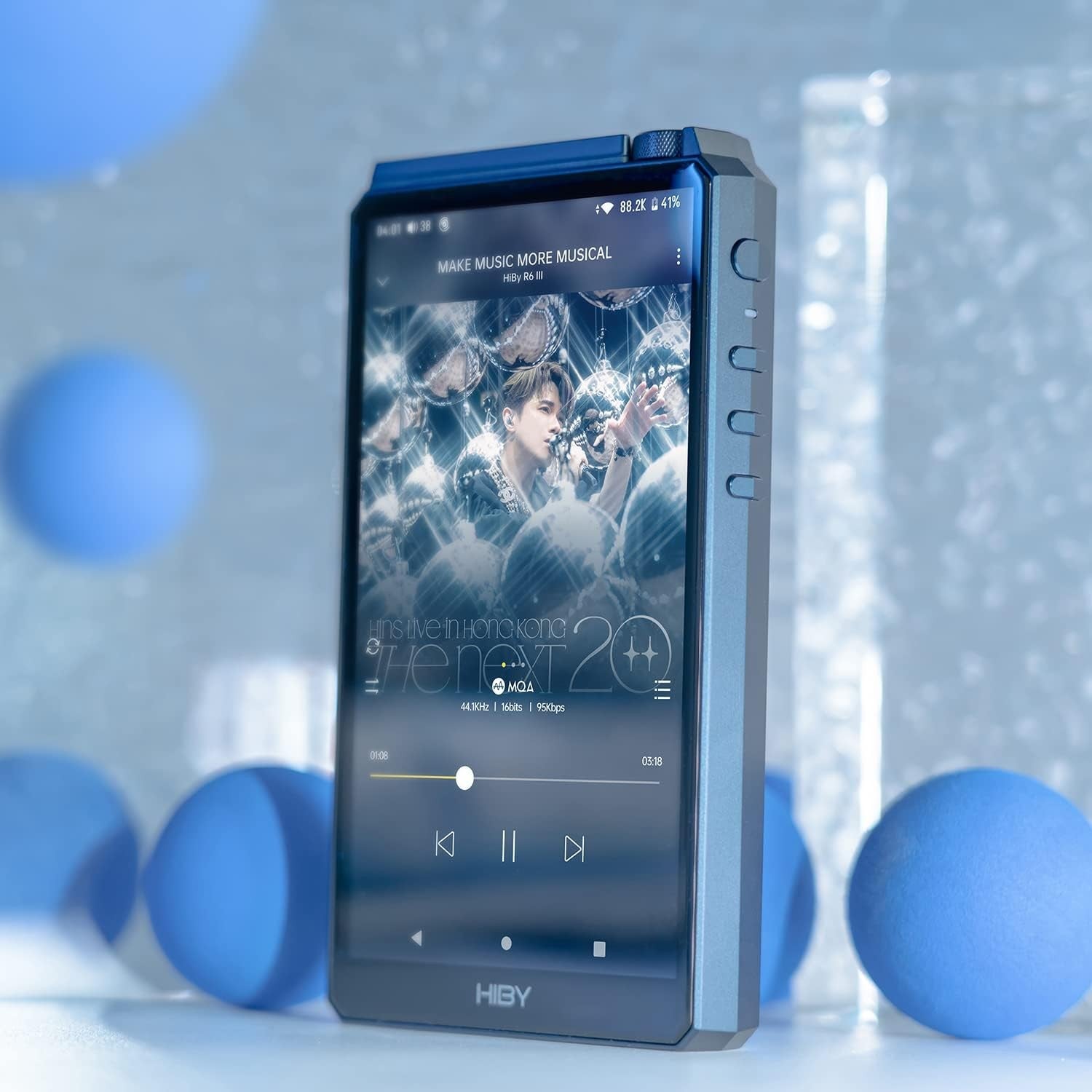 Hi Res Audio Player Android 12 Class A/AB Amp 2TB Expandable