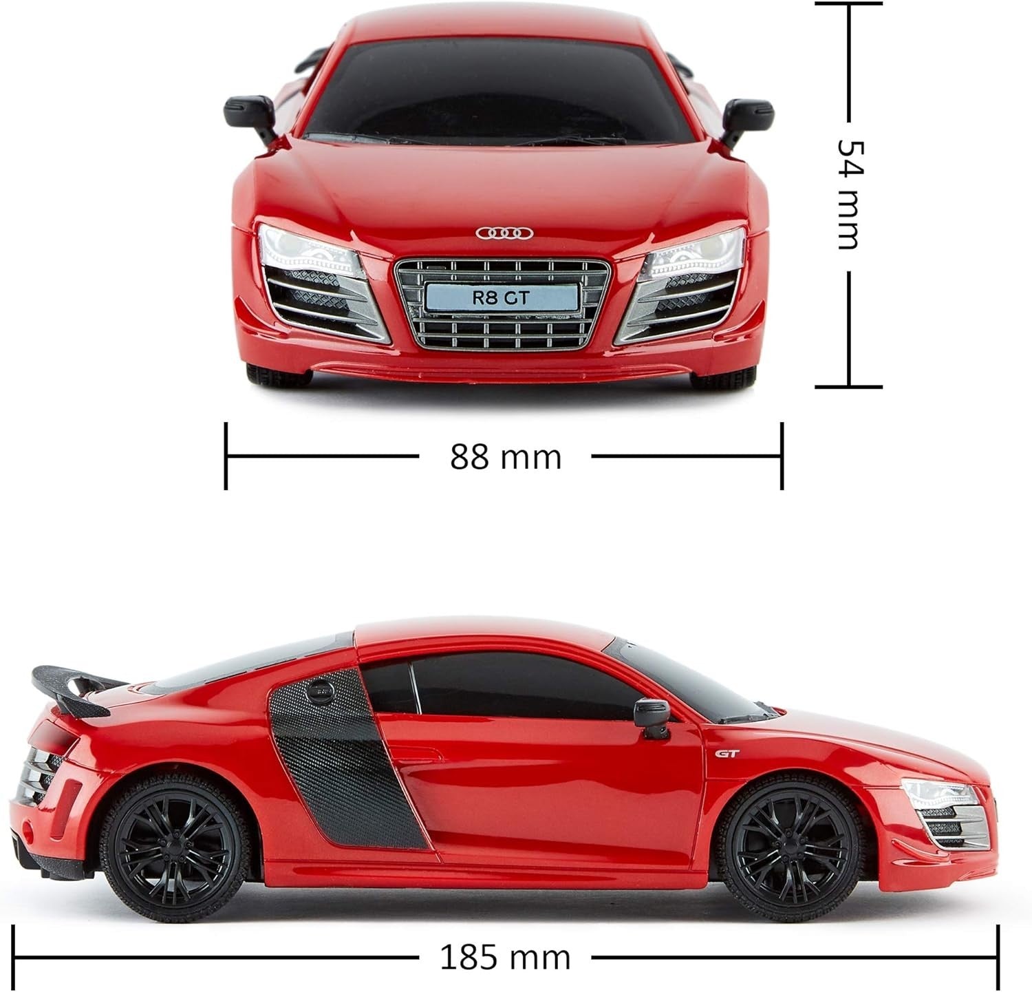 R8 GT 1:24 RC Car Official Licensed Remote Control Toy with LED Lights