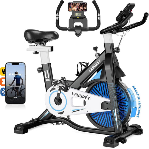 Smart Magnetic Indoor Cycling Bike 15kg Flywheel Bluetooth App Compatible