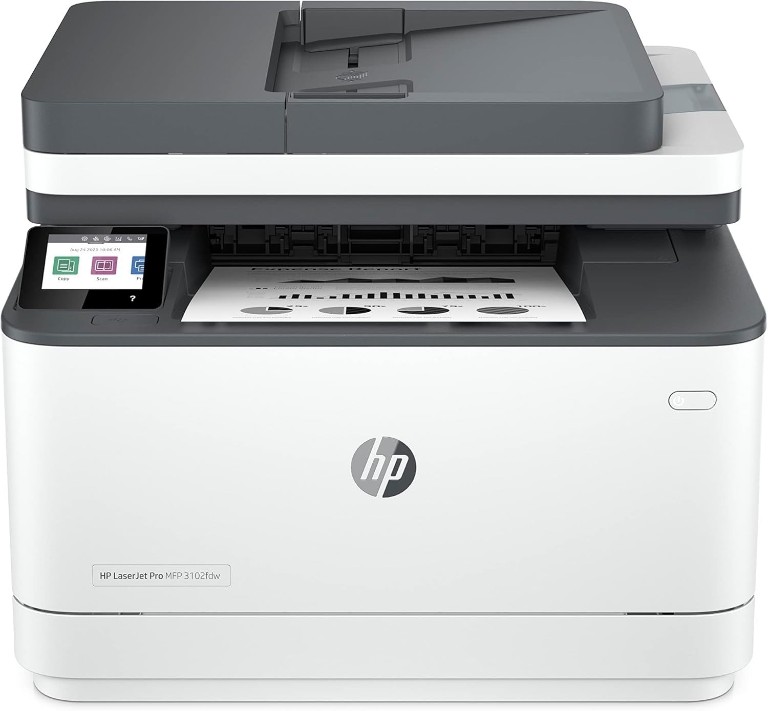 White Mono Laser All-in-One MFP 3102fdw Wireless 35ppm Duplex A4