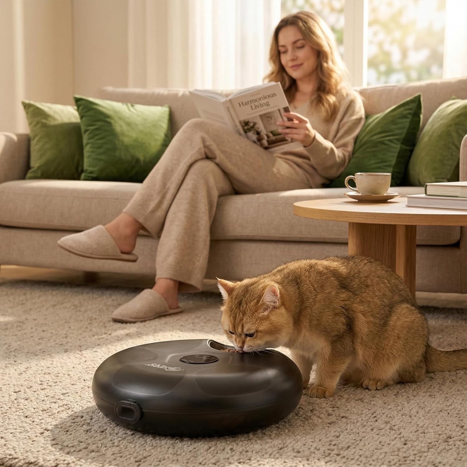 Automatic Wet Food Pet Feeder 6 Meal Timer Ice Packs Rechargeable