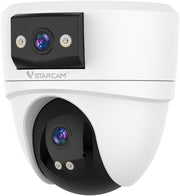 6MP Dual Lens Indoor Security Camera 360° PTZ WiFi AI Tracking