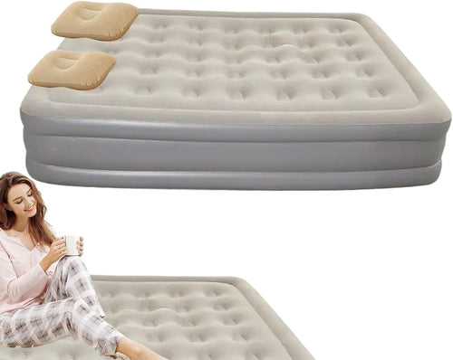 Automatic Inflatable Twin Bed – Built-In Pump, Foldable Camping Mattress