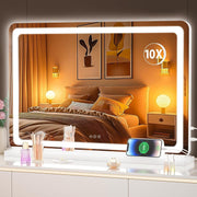 LED Vanity Mirror 80x50cm Touch Control Dimmable Makeup Mirror with Lights