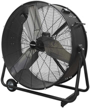 36-Inch Industrial Drum Fan – 230V High Velocity 410W Floor Air Circulation