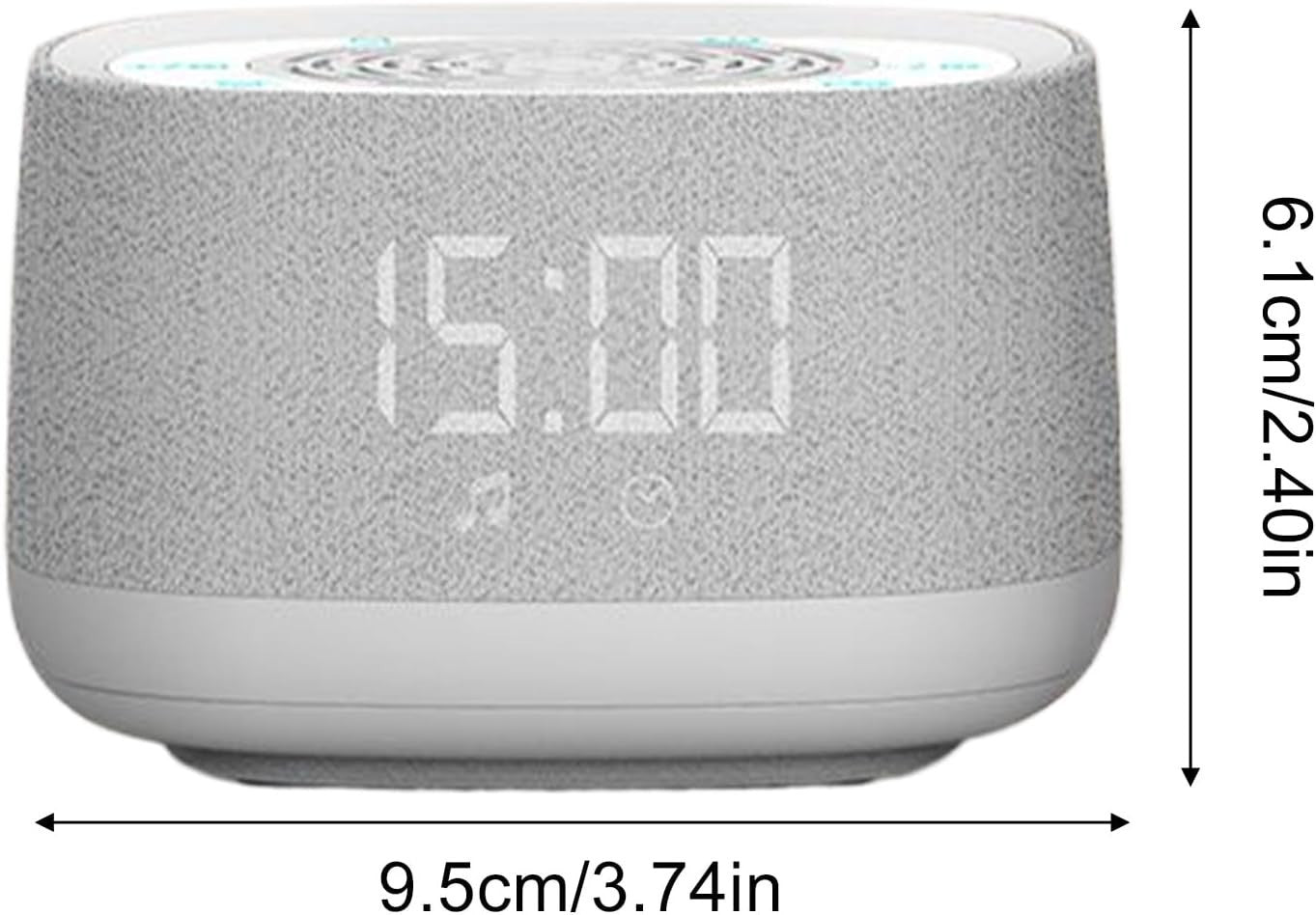 Wireless Sleep Sound Machine with White Noise & Night Light, White