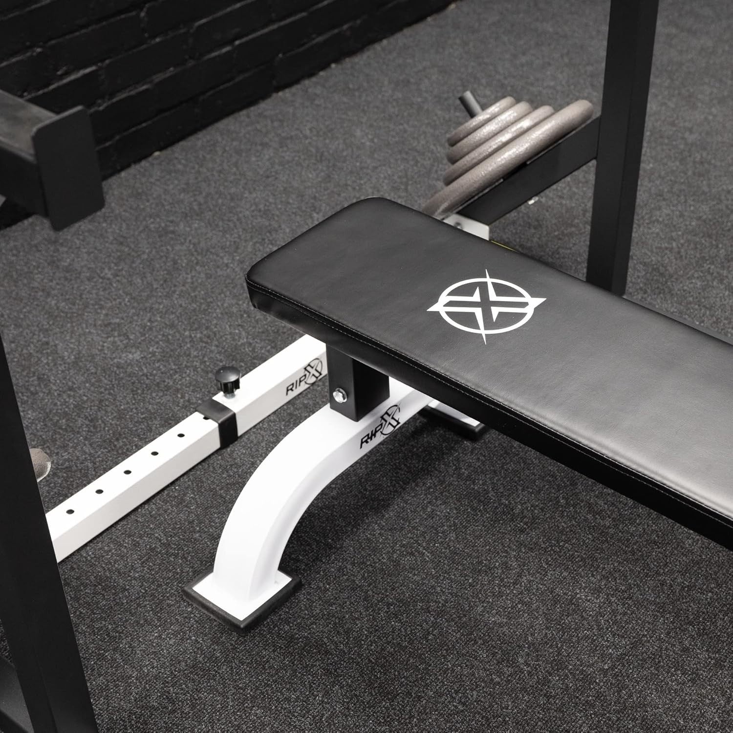 Heavy Duty Flat Weight Bench 300kg Thick Padded Home Gym Press