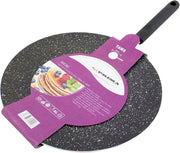30cm Non-Stick Dosa & Crepe Pan, Heavy Duty Marble, Flat, Induction/Gas
