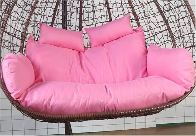 2 Seater Egg Chair Cushion Waterproof Thick Swing Seat Pad Garden Hammock