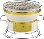 Japanese Style Charcoal BBQ Grill Portable Clay Yakitori Tabletop