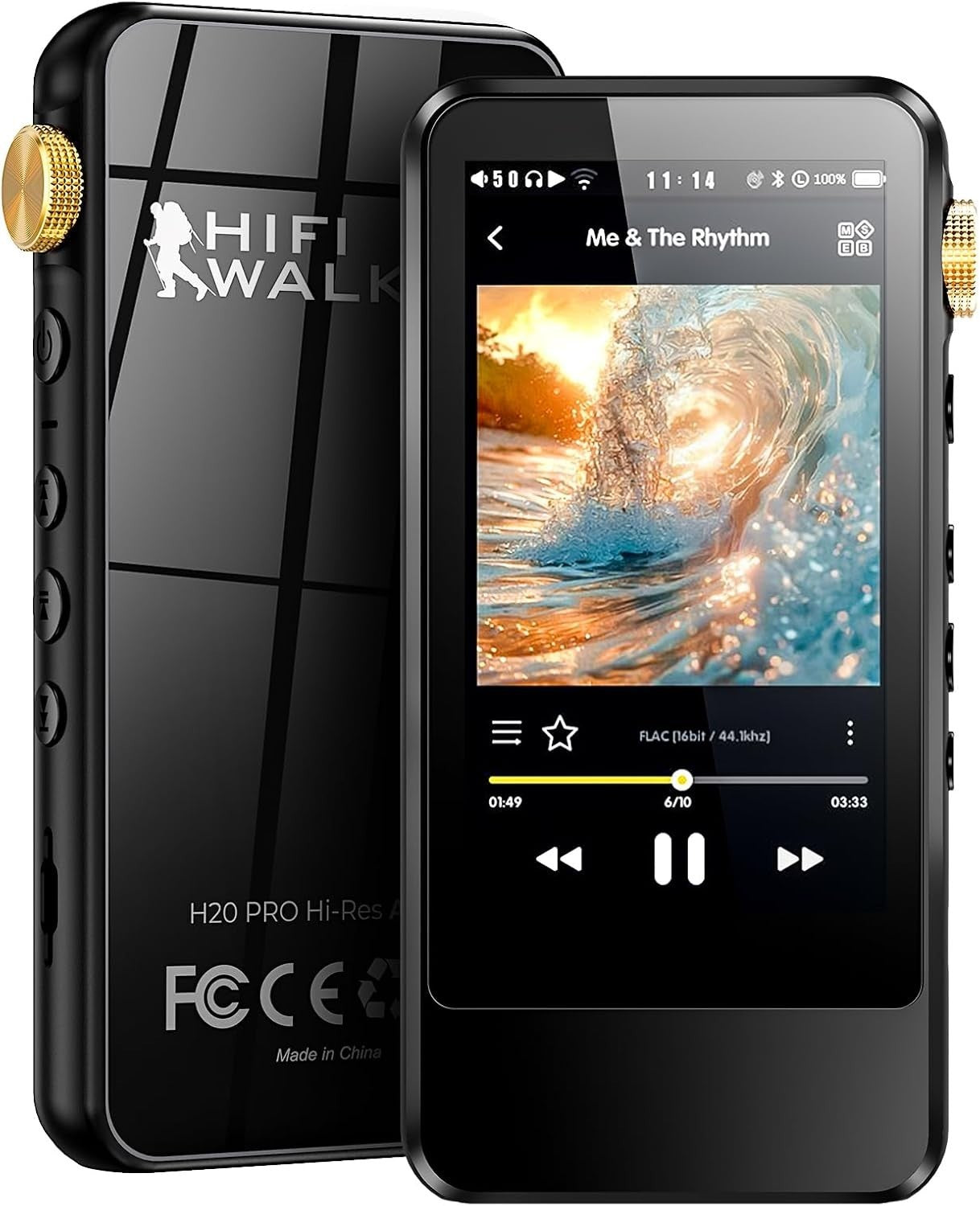 Hi-Res MP3 Player | Dual DAC Bluetooth 5.1 Lossless Audio | 3.2" Screen | 512GB