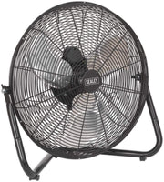 Industrial High Velocity Floor Fan 18 Inch 3-Speed Heavy Duty Metal Cooling