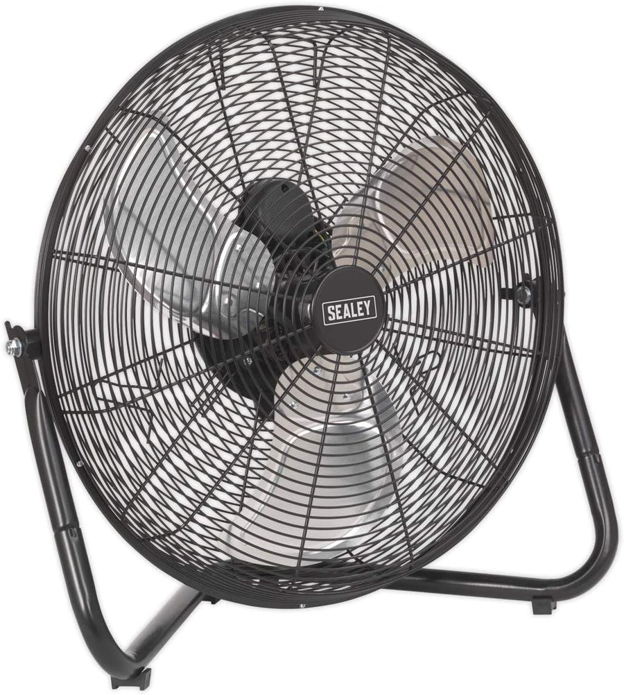 Industrial High Velocity Floor Fan 18 Inch 3-Speed Heavy Duty Metal Cooling