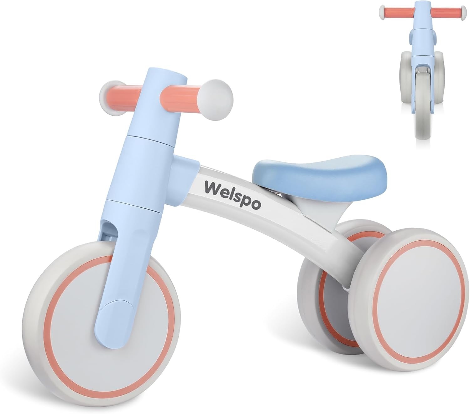 3 Wheel Baby Balance Bike Toddler First Bicycle No Pedal Age 12-24M