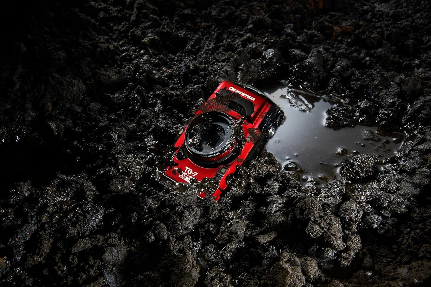 Waterproof 4K Digital Camera 12MP Shockproof Underwater Red