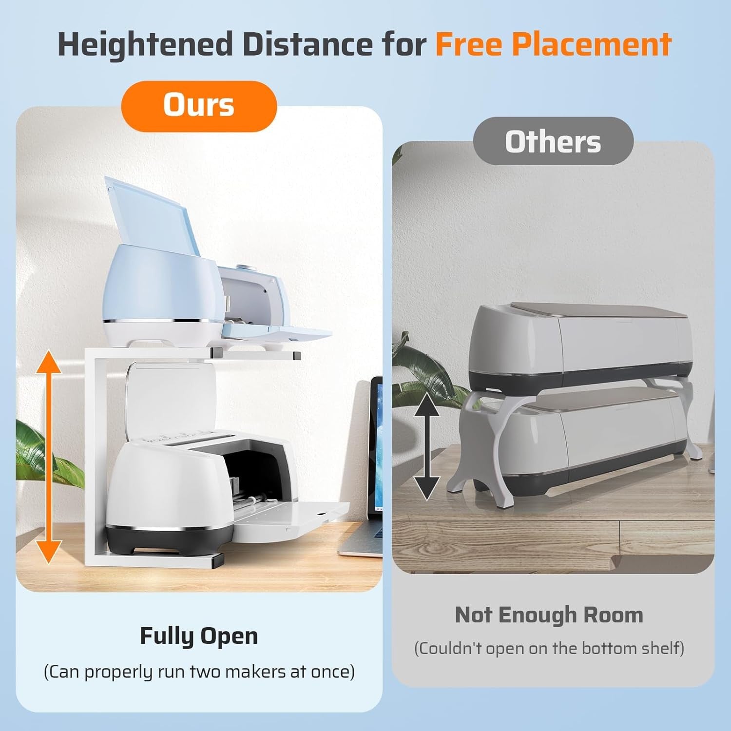 Machine Stand Legs for Craft Cutting Machines Storage Riser Space Saver