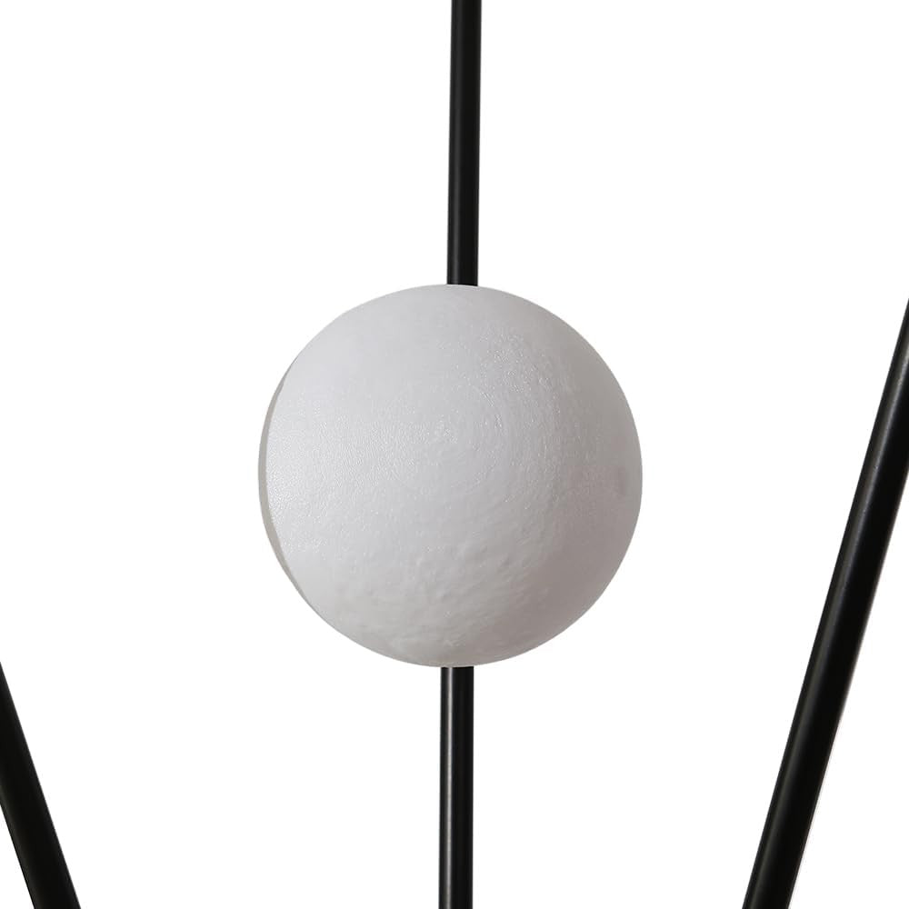 Nordic Tripod Floor Lamp Metal Standing Light White Shade Corner Reading