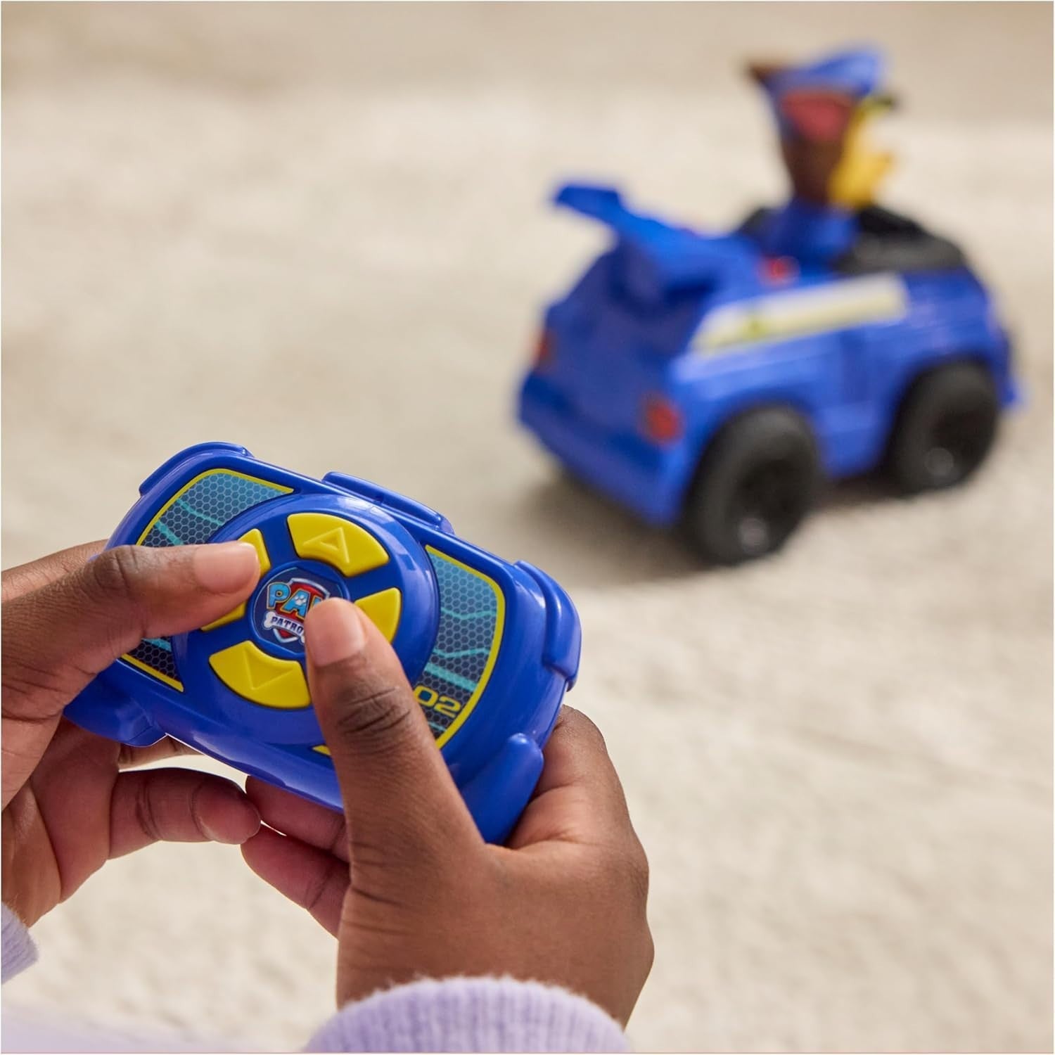 Patrol Chase RC Cruiser – Remote Control Car with LED Lights for Kids