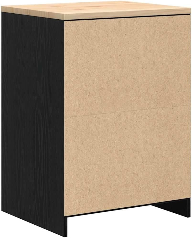 Black Pine Garage Storage Cabinet 60x51x85 cm - Durable Tool Organizer