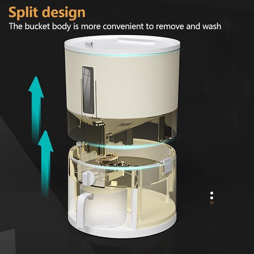 10KG Airtight Rice Dispenser with Measuring Cup Moisture Proof Bin