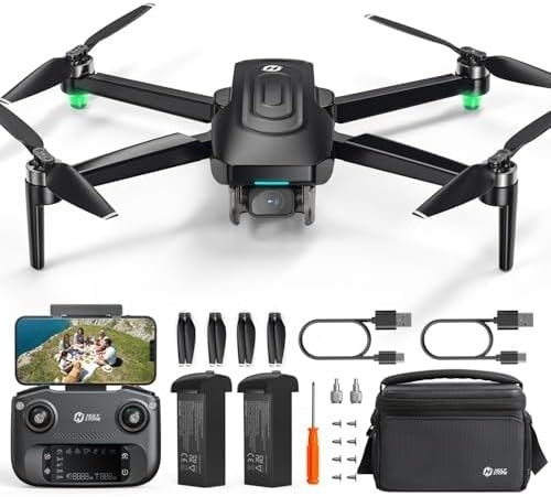4K EIS GPS Drone Auto Return 60min Flight Brushless Motor Foldable Quadcopter