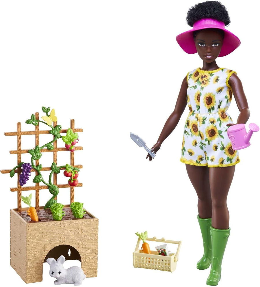 Garden Playset Fashion Doll Bunny Garden Bed Trellis Accessories