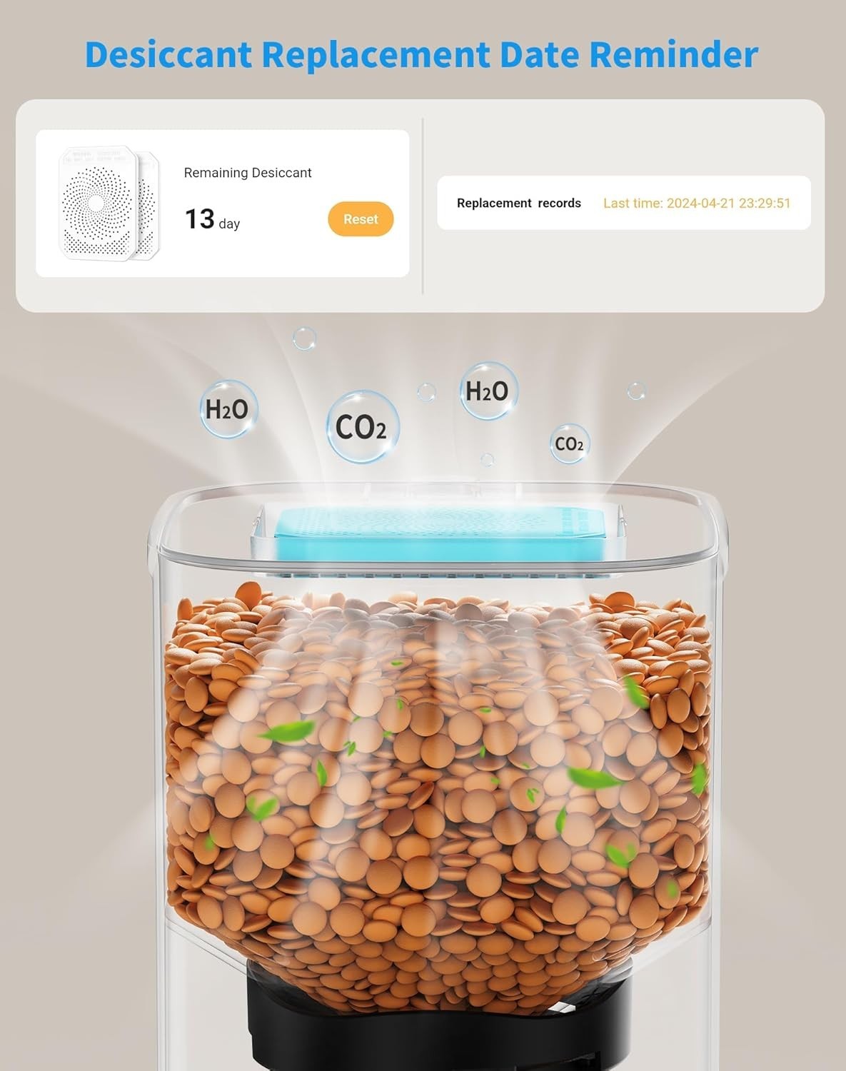 5L WiFi Automatic Cat Feeder Dual Bowl Smart Pet Food Dispenser App