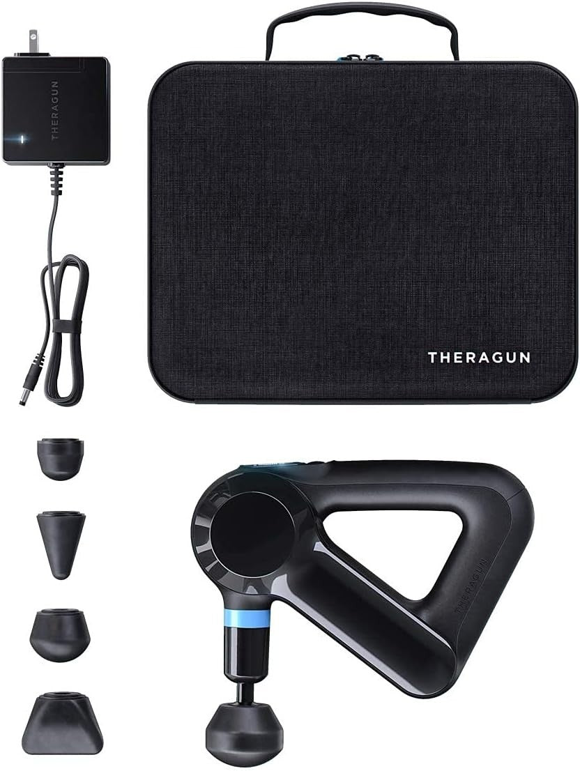 Deep Tissue Massage Gun Percussion Muscle Recovery Quiet Ergonomic 5 Heads