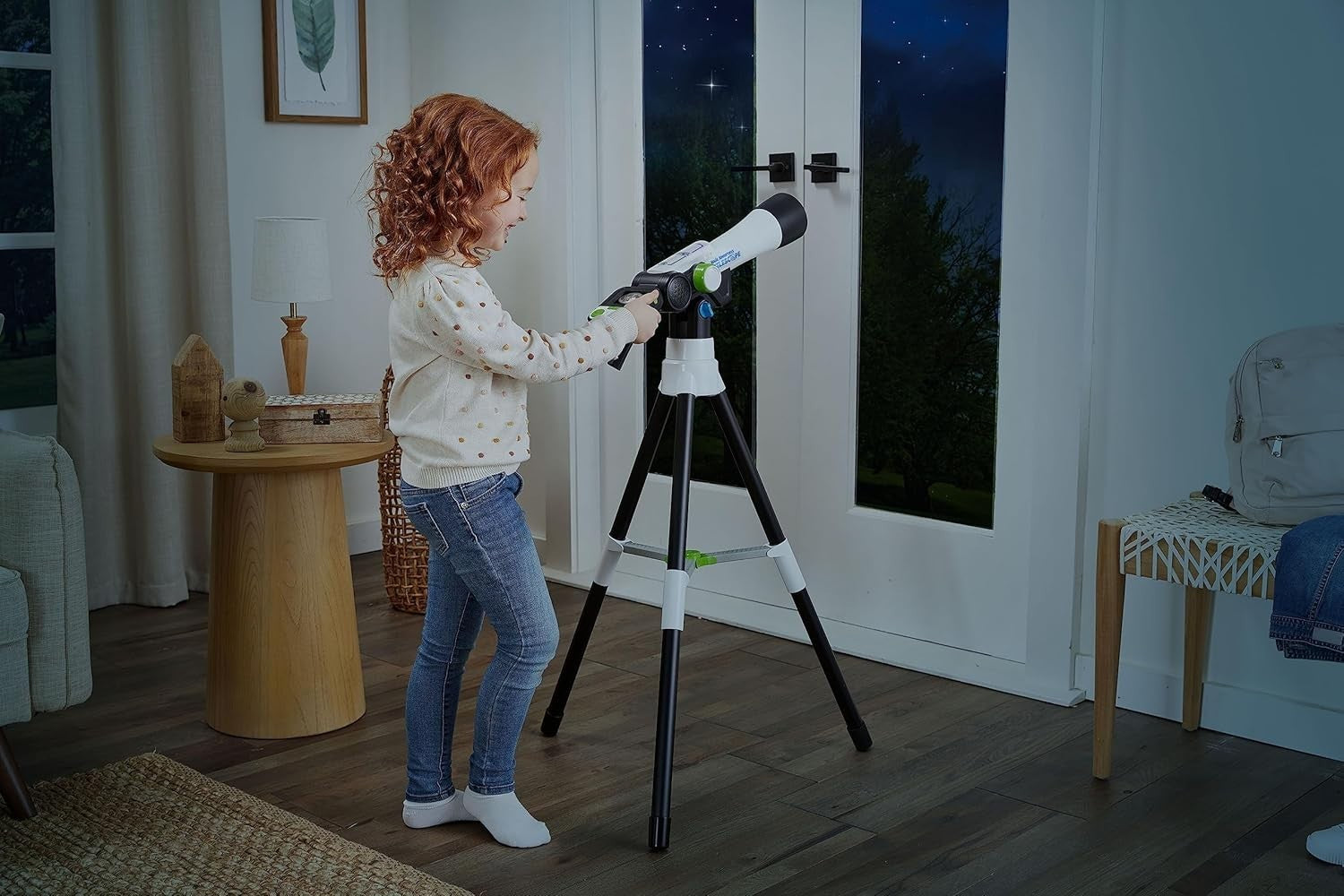 Kids Astronomy Telescope 110x Zoom NASA Images Videos  Tripod Space Learning Toy