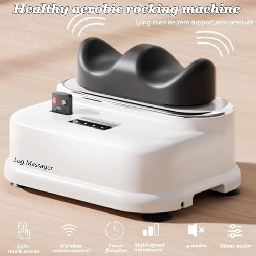Swing Foot Massager | Passive Aerobic Leg Exerciser, 30-Speed, Remote Control