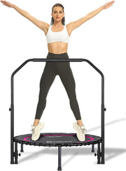 45in Heavy Duty Rebounder Mini Trampoline Quiet Bungee 200KG