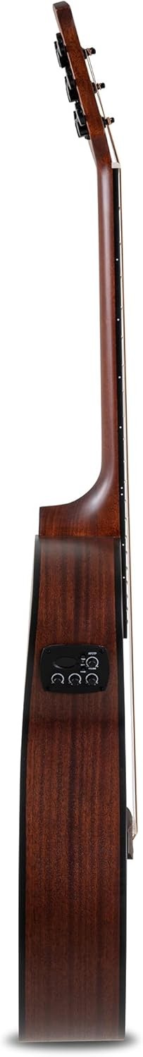 Electro Acoustic Guitar Orchestra Cutaway Mahogany Brown Satin