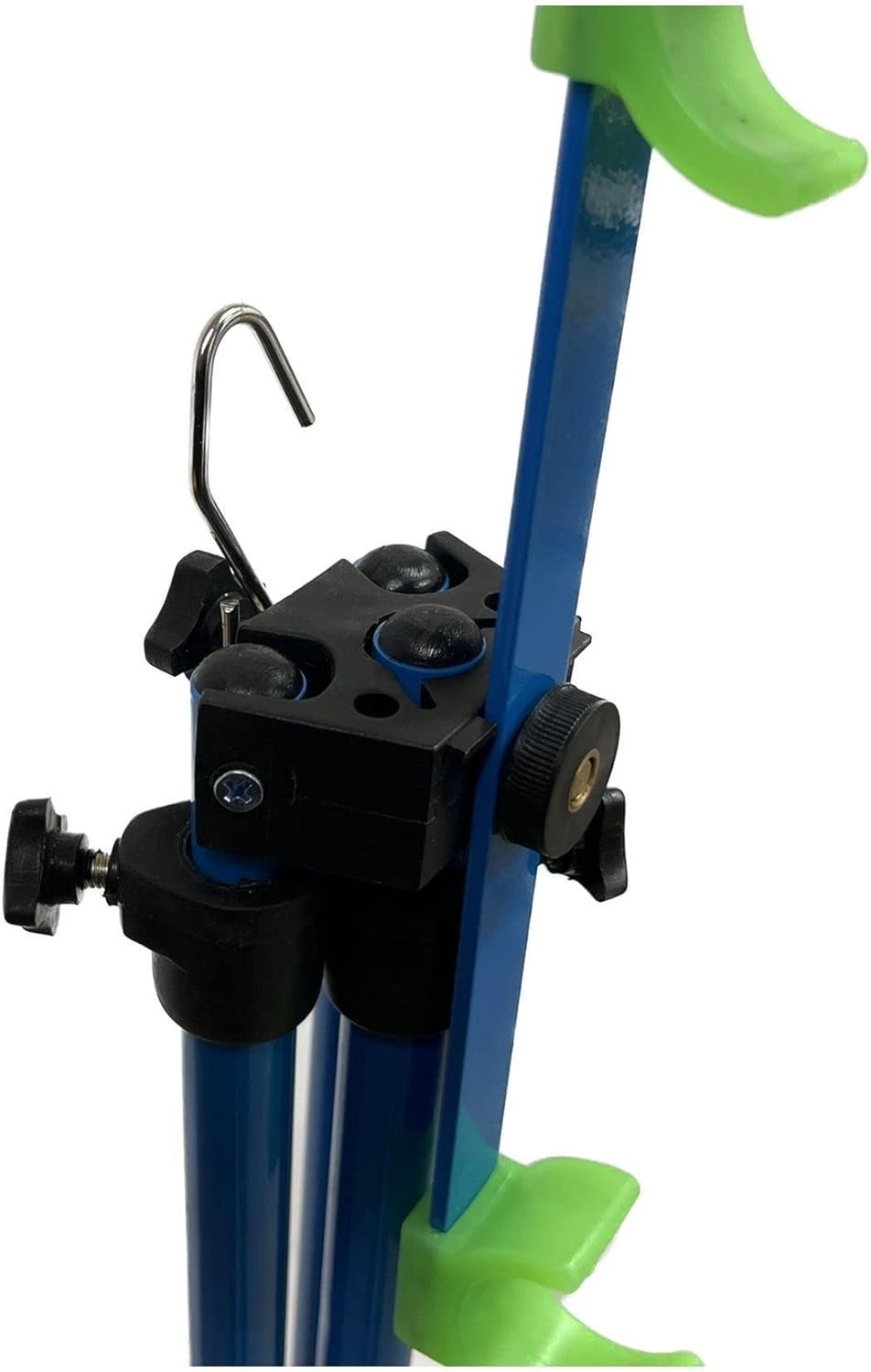 Telescopic Sea Fishing Tripod 2-Rod Holder Glow Cups Aluminium Stand