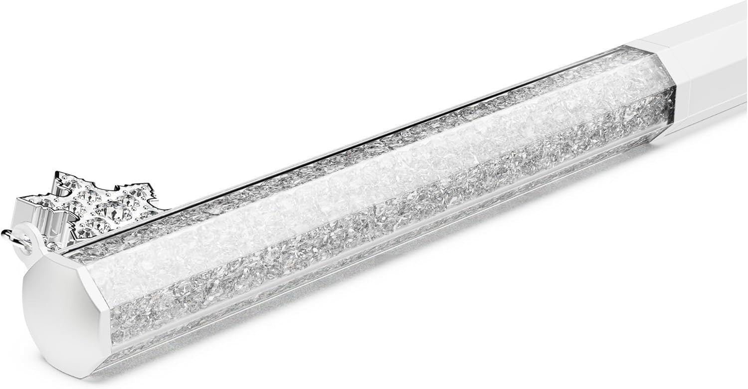 White Snowflake Ballpoint Pen Fine Ink Retractable Gift