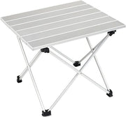 Aluminium Folding Camping Table Lightweight Picnic BBQ Outdoor Desk 39cm