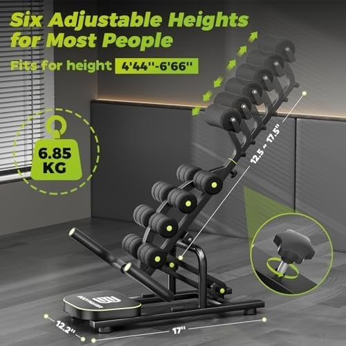 Mini Inversion Chair for Back Pain Relief  Foldable Spine & Neck Stretcher