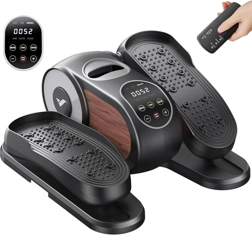 Under Desk Elliptical, 12-Speed Seated Pedal Exerciser, Quiet, Portable