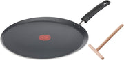 34cm Non-Stick Crepe Pan with Spreader Easy Clean Pancake Skillet