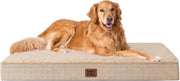 Orthopedic XL Dog Bed 112x81x9cm Washable Cover Non Slip Khaki