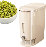 20 Catties Airtight Rice Dispenser Button Press Grain Storage Bin