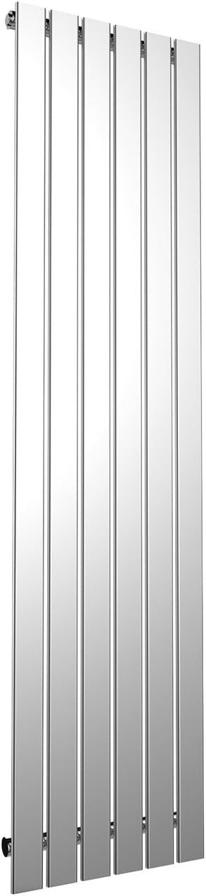 1800x452mm Vertical Designer Radiator Chrome Bathroom Wall Heater 3200BTU