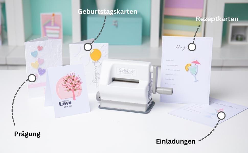 Mini Die Cutting Embossing Machine Starter Kit for Card Making Scrapbooking