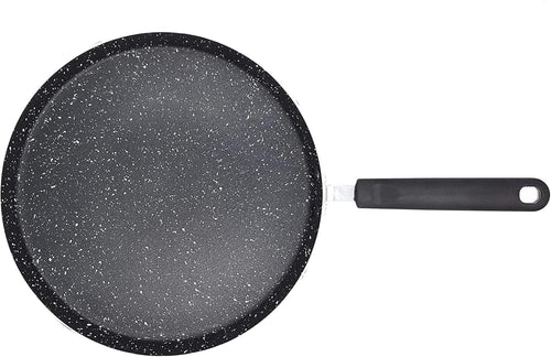 24cm Non-Stick Tawa Roti Chapati Dosa Marble Coated Flat Pan Gas Induction
